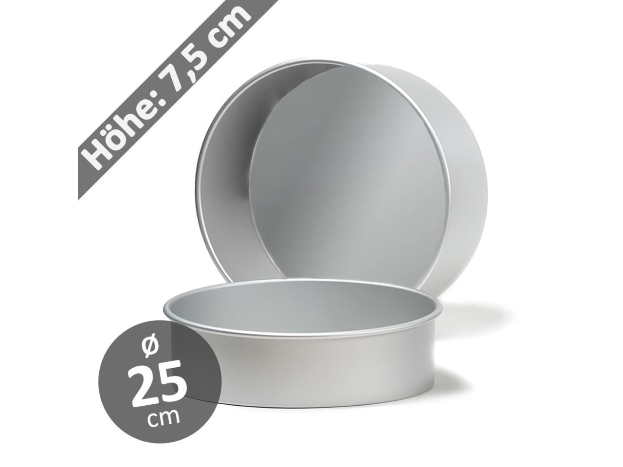 Profi Backform, Rund, 25x7,5 cm Profi Backform, Rund, 25x7,5 cm von Pati-Versand