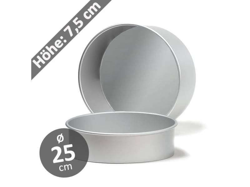 Profi Backform, Rund, 25x7,5 cm von Pati-Versand