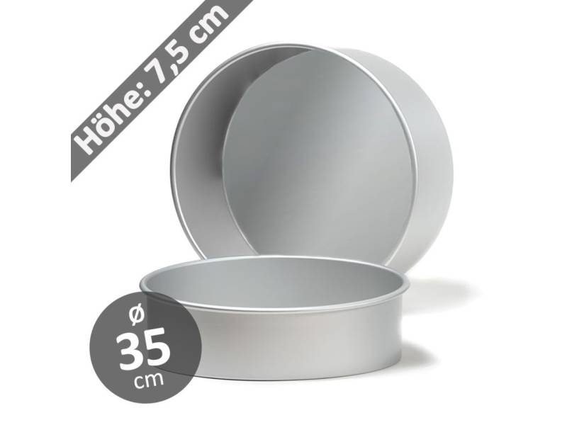 Profi Backform, Rund, 35x7,5 cm von Pati-Versand