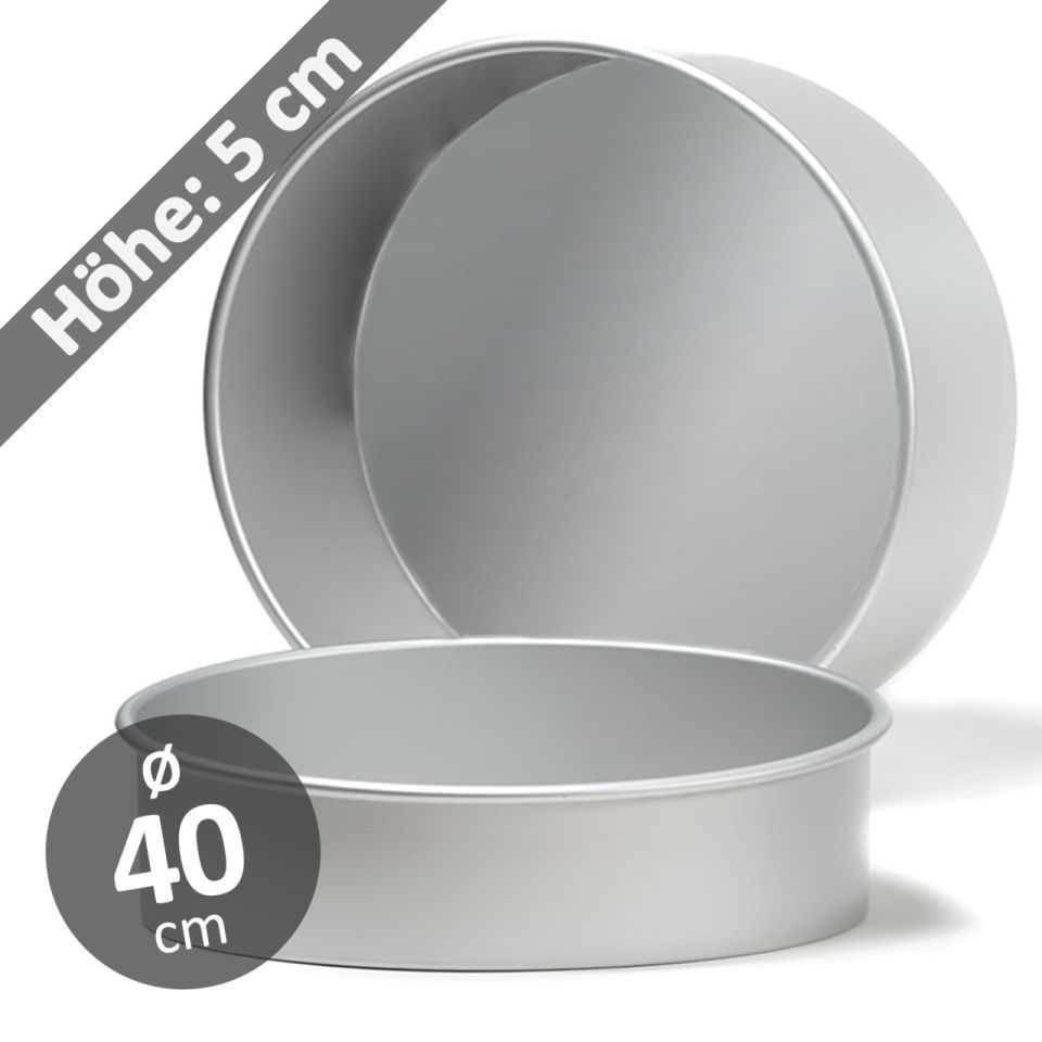Profi Backform, Rund, 40x5 cm von Pati-Versand