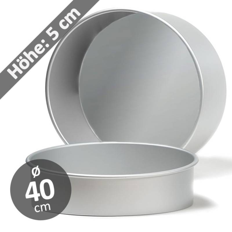 Profi Backform, Rund, 40x5 cm von Pati-Versand