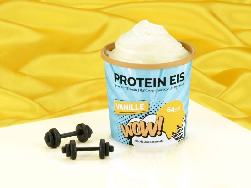 Protein Eis Vanille 65g von Pati-Versand
