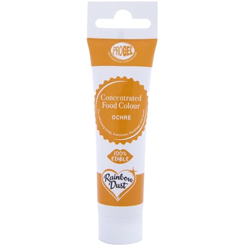 RD ProGel Lebensmittelfarbe ochre 25g von Rainbow Dust
