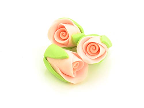 Rosenknospen lachs Zucker 3 Stück Rosenknospen lachs Zucker 3 Stück von Pati-Versand