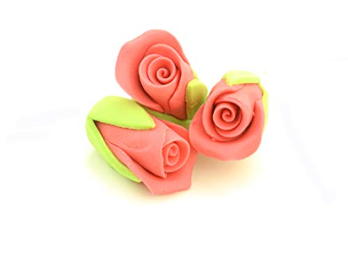 Rosenknospen rot Zucker 3 Stück Rosenknospen rot Zucker 3 Stück von Pati-Versand