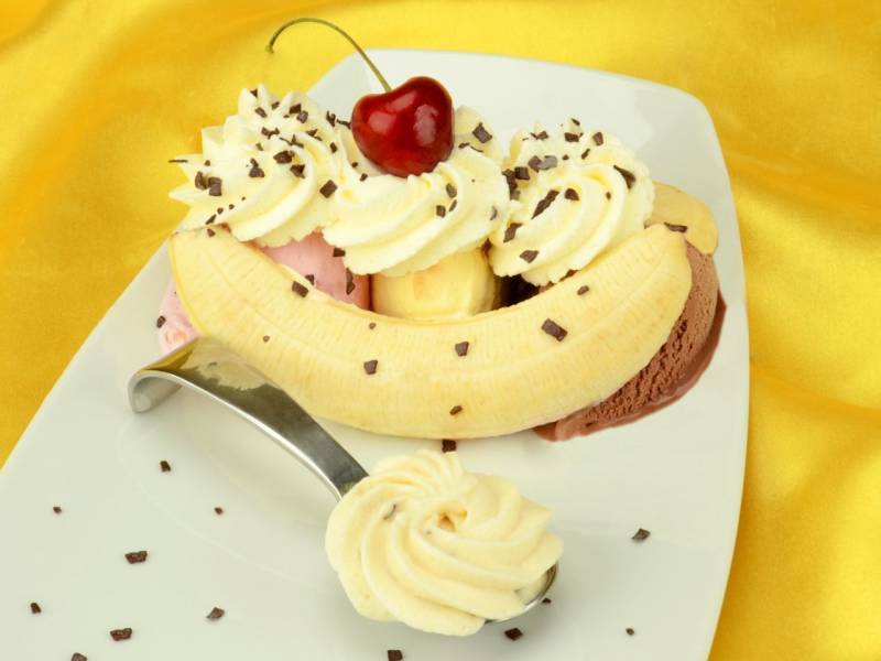 Sahnestand Bananen Split 100g von Cake-Masters