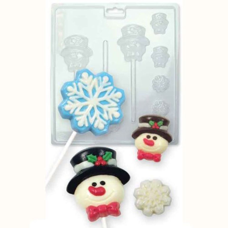 Schokoladen-Gießformen Schneemann Schokoladen-Gießformen Schneemann von Pati-Versand