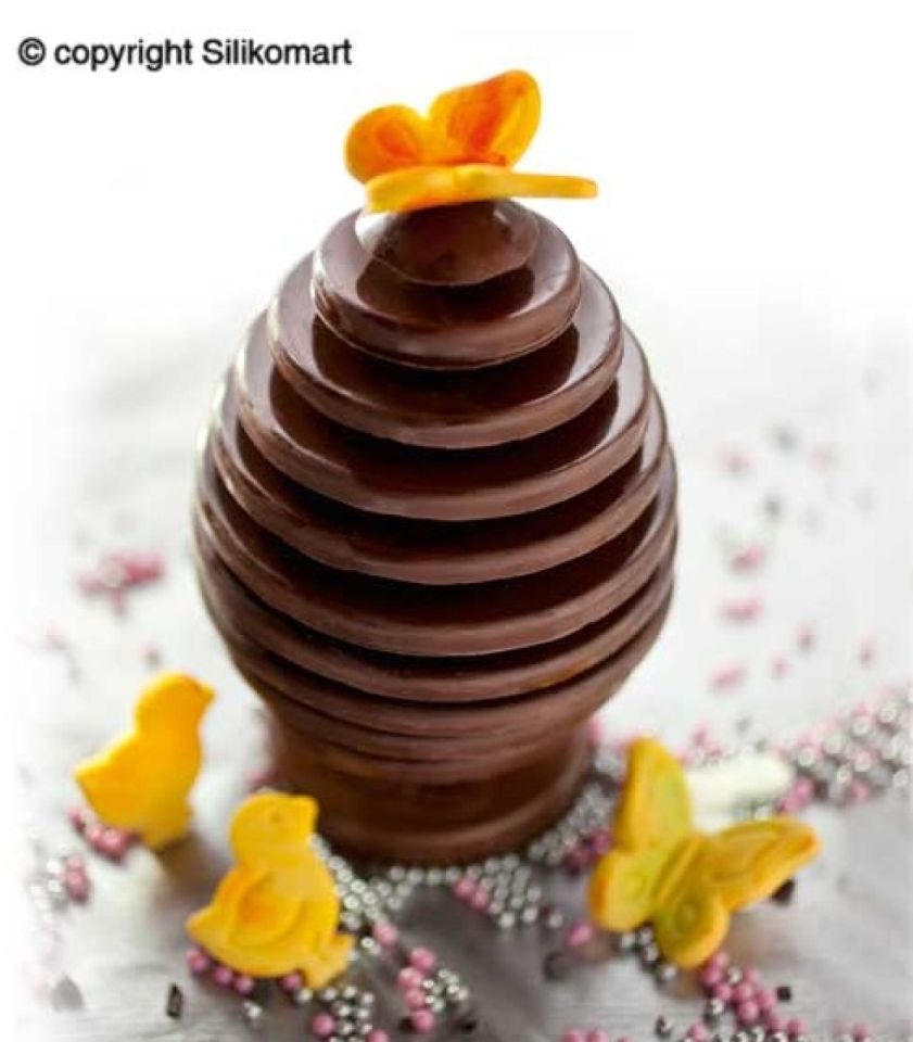 Silikomart 3D Egg-Choc Mold Schokoladen-Ei 30x30 cm, 2 teilig Silikomart 3D Egg-Choc Mold Schokoladen-Ei 30x30 cm, 2 teilig von Pati-Versand