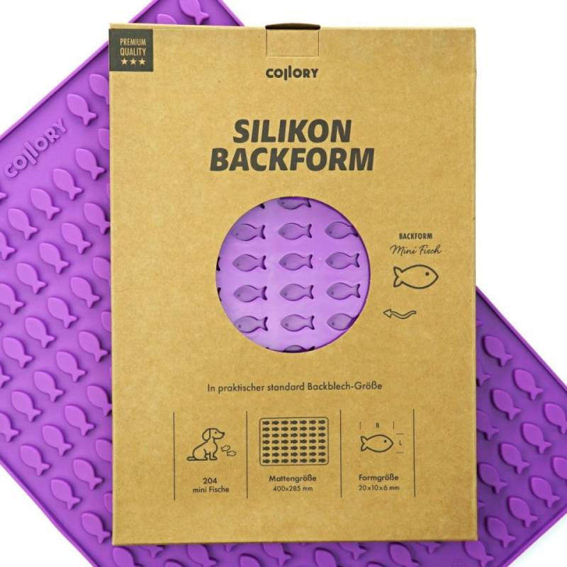 Silikonform 204 Fische 2 cm von Pati-Versand