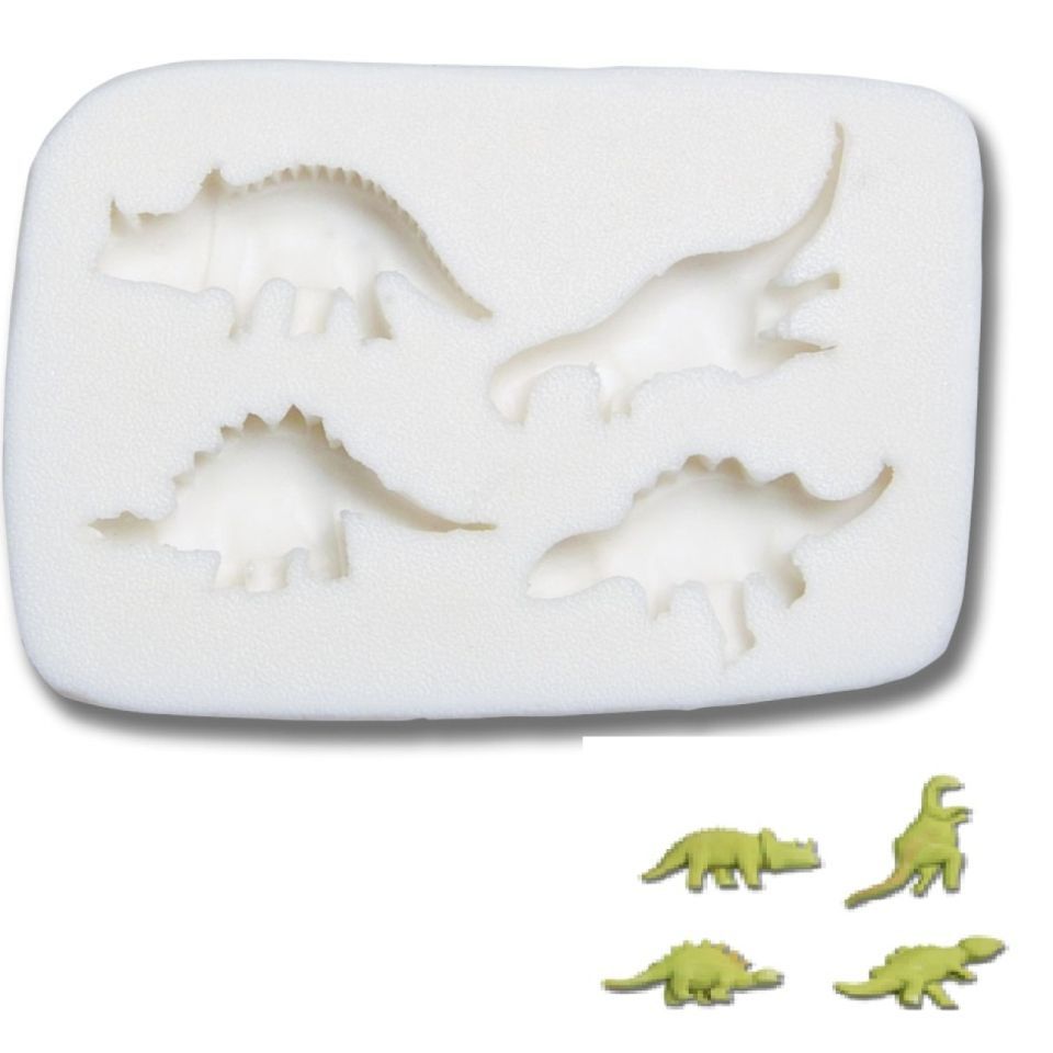 Silikonform für Fondant & Marzipan Dinosaurier Silikonform für Fondant & Marzipan Dinosaurier von Pati-Versand