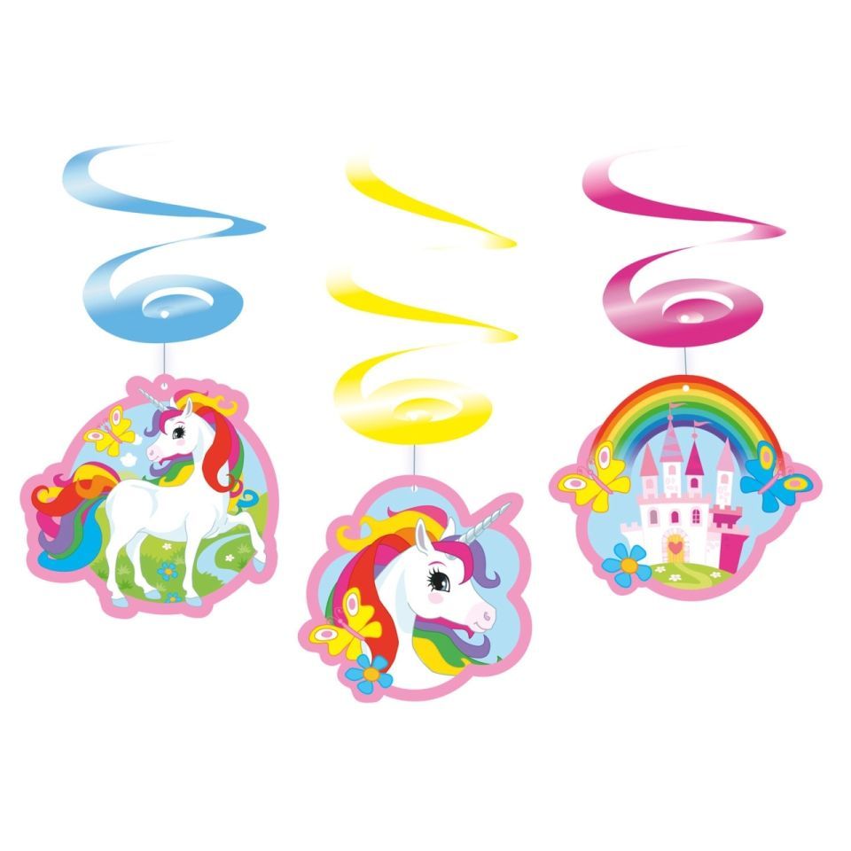 Spiralgirlanden Einhorn Spiralgirlanden Einhorn von Pati-Versand