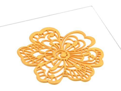Spitzendekor Flower gold von Pati-Versand