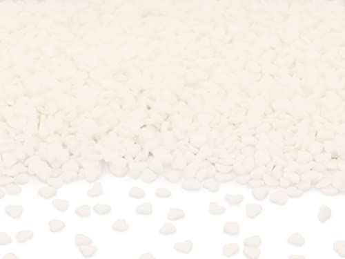 Streudekor Herzen mini weiß, 80g, Zuckerdekor Streudekor Herzen mini weiß, 80g, Zuckerdekor von Pati-Versand