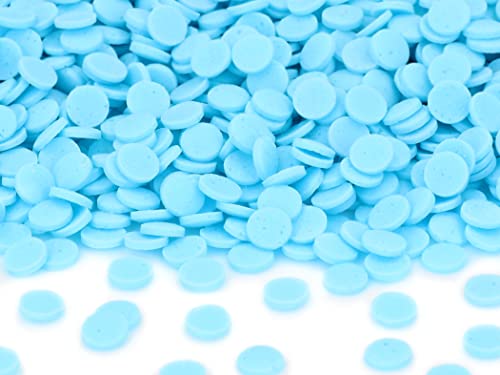 Streudekor Konfetti groß hellblau, 80g, Zuckerdekor Streudekor Konfetti groß hellblau, 80g, Zuckerdekor von Pati-Versand