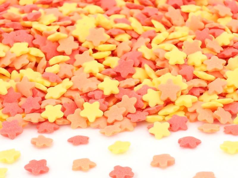 Streudekor Sterne Indian Summer 80g von Cake-Masters Basics