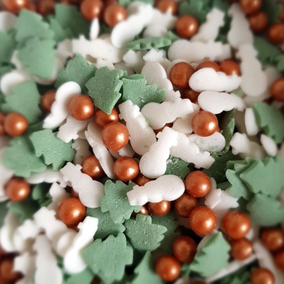 Streudekor Weihnachten aus Essoblaten, 14 g Streudekor Weihnachten aus Essoblaten, 14 g von Pati-Versand