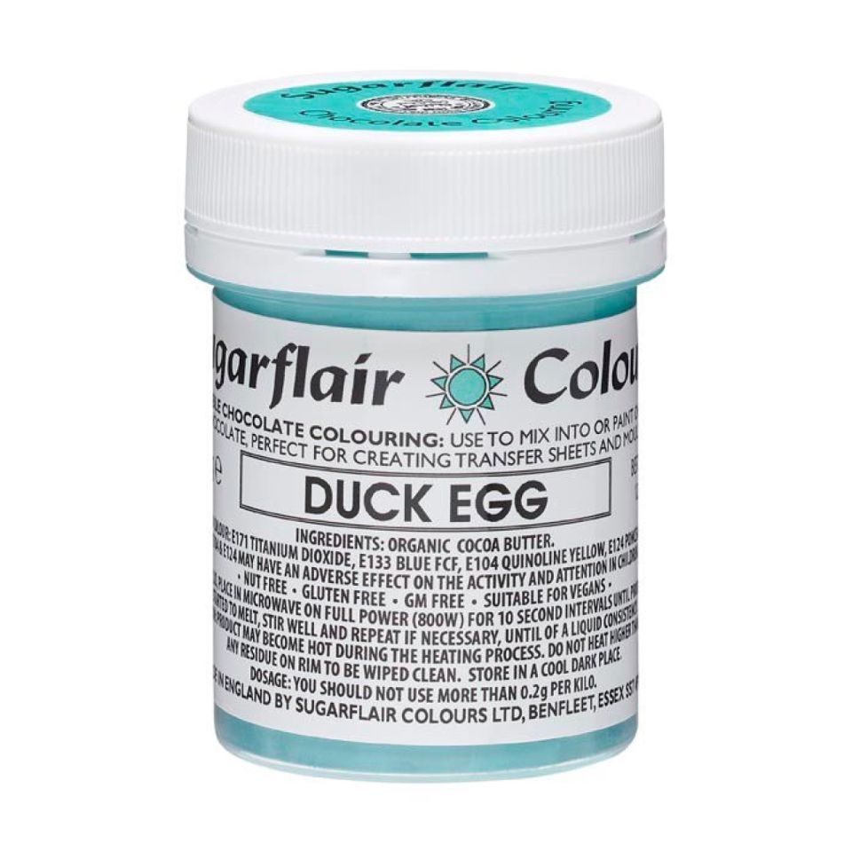Sugarflair Schokoladenfarbe Malfarbe Duck Egg Blau Sugarflair Schokoladenfarbe Malfarbe Duck Egg Blau von Pati-Versand