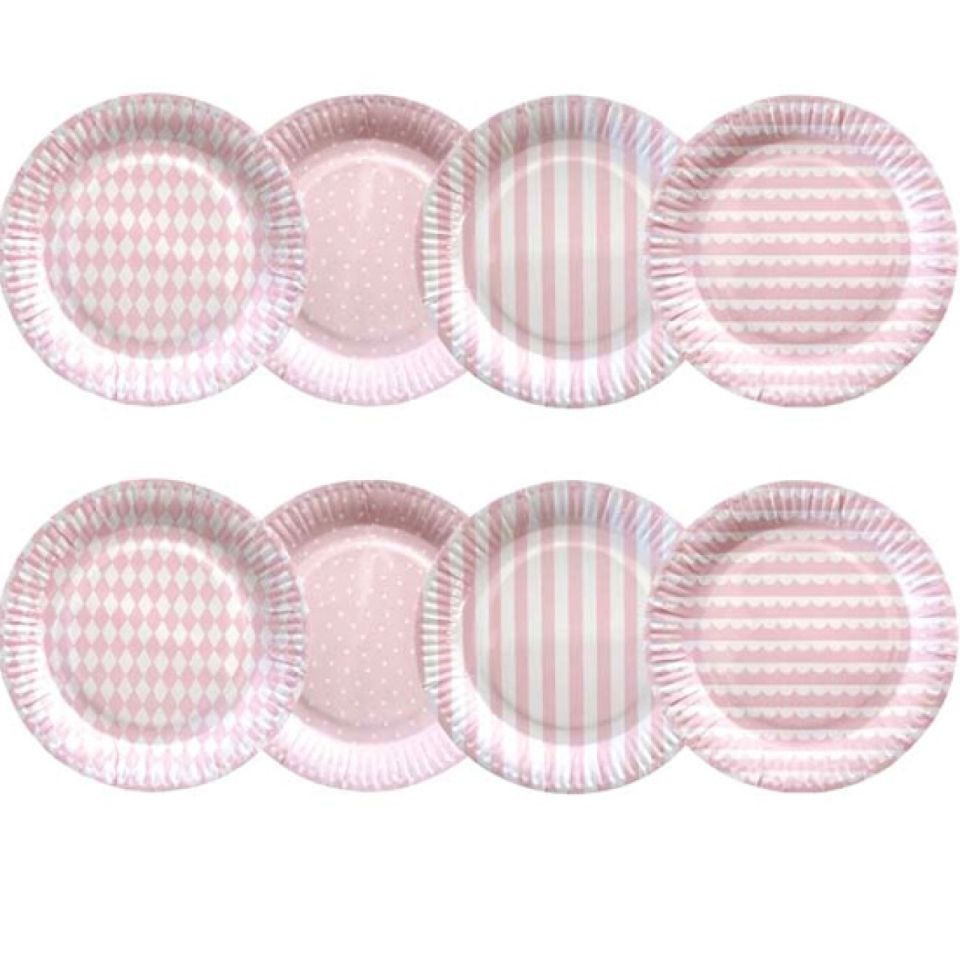 Teller Pink Mix 8 Stk. Teller Pink Mix 8 Stk. von Pati-Versand
