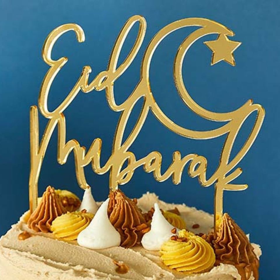 Torten-Topper Eid Mubarak Torten-Topper Eid Mubarak von Pati-Versand