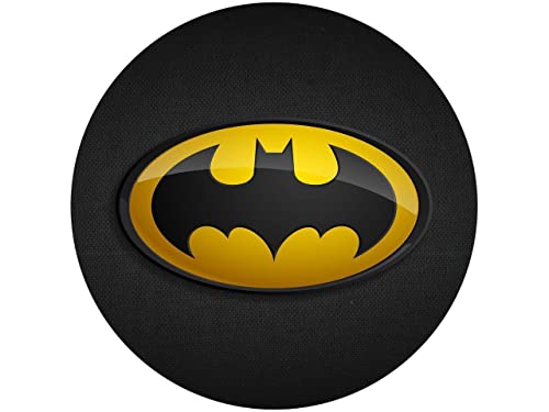 Tortenaufleger Batman Logo, rund 20cm Fondantpapier PREMIUM von Pati-Versand