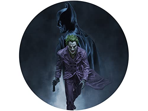 Tortenaufleger Batman und Joker 2, rund 20cm Fondantpapier PREMIUM von Pati-Versand