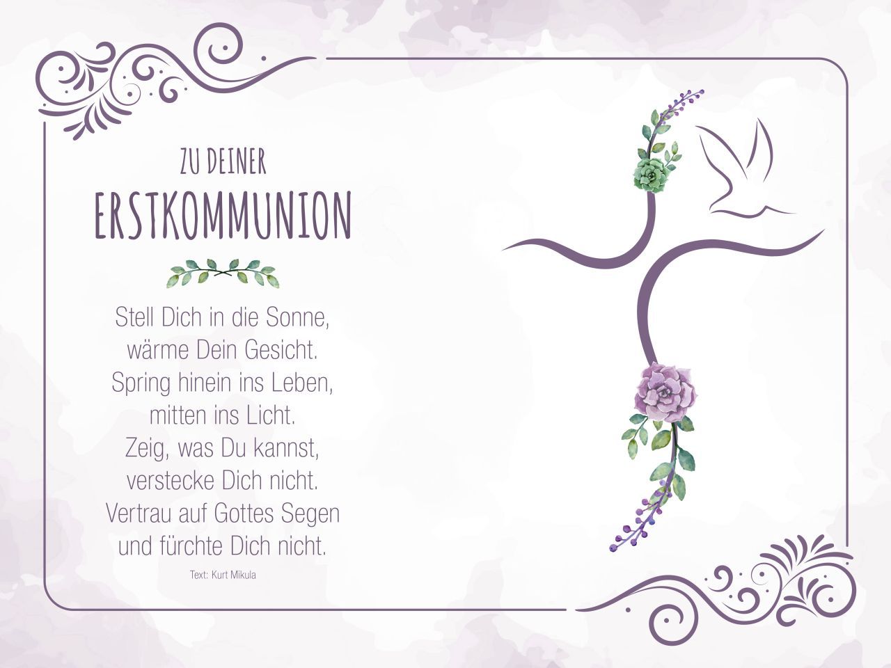 Tortenaufleger Erstkommunion Kreuz 20x30cm Tortenaufleger Erstkommunion Kreuz 20x30cm von Pati-Versand