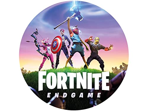 Tortenaufleger Fortnite, rund 20cm Fondantpapier PREMIUM von Pati-Versand