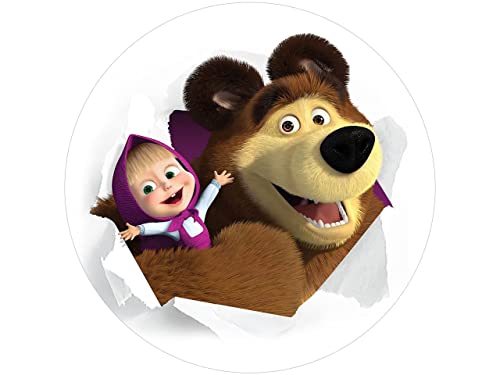 Tortenaufleger Mascha und der Bär, rund 20cm Fondantpapier PREMIUM Tortenaufleger Mascha und der Bär, rund 20cm Fondantpapier PREMIUM von Pati-Versand