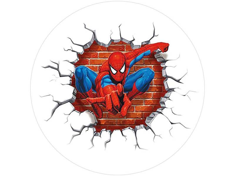 Tortenaufleger Spiderman, rund 20cm von Pati-Versand