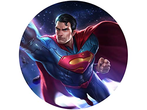 Tortenaufleger Superman 2, rund 20cm Fondantpapier PREMIUM Tortenaufleger Superman 2, rund 20cm Fondantpapier PREMIUM von Pati-Versand