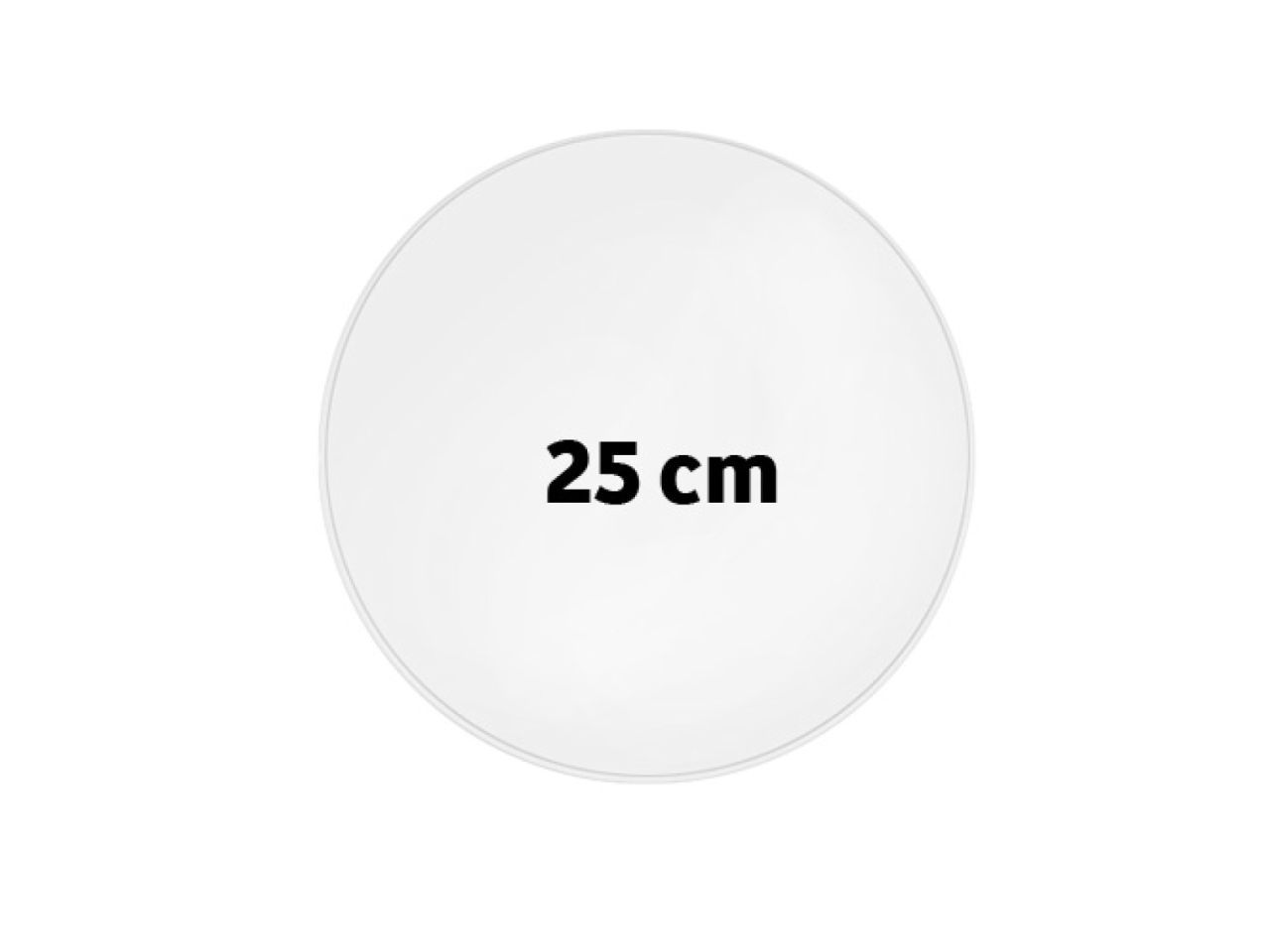 Tortenscheibe, rund aus Acryl, wiederverwendbar, 25 cm, 2er Set Tortenscheibe, rund aus Acryl, wiederverwendbar, 25 cm, 2er Set von Pati-Versand
