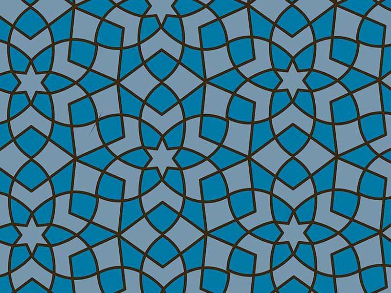 Transferfolie Mosaique Bleu von Pati-Versand