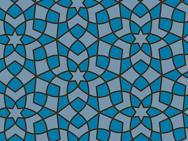 Transferfolie Mosaique Bleu von Cake-Masters Basics