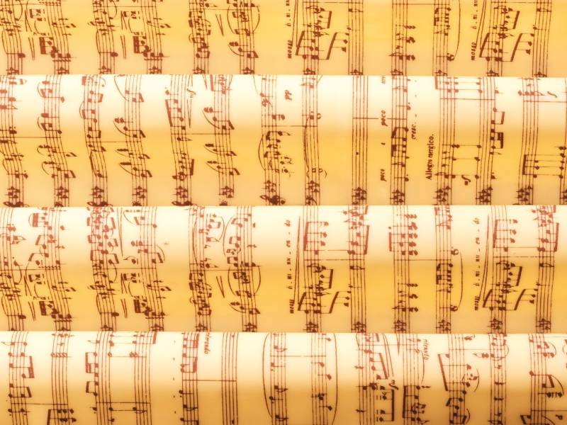 Transferfolie Musical Notes von Cake-Masters Basics