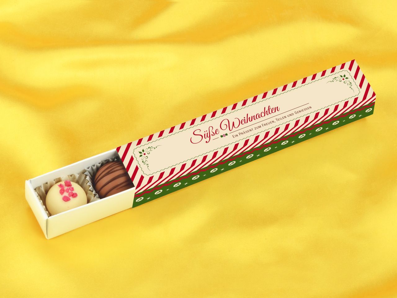 Trüffelstange für 6 Trüffel, individuell, Weihnachten 1 Trüffelstange für 6 Trüffel, individuell, Weihnachten 1 von Pati-Versand