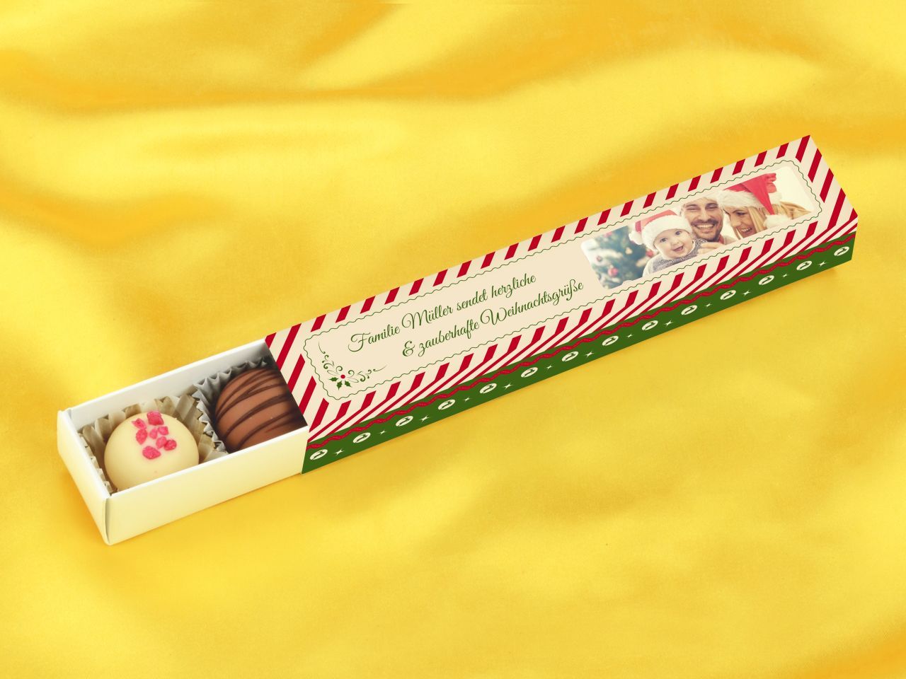 Trüffelstange für 6 Trüffel, individuell, Weihnachten 2 Trüffelstange für 6 Trüffel, individuell, Weihnachten 2 von Pati-Versand