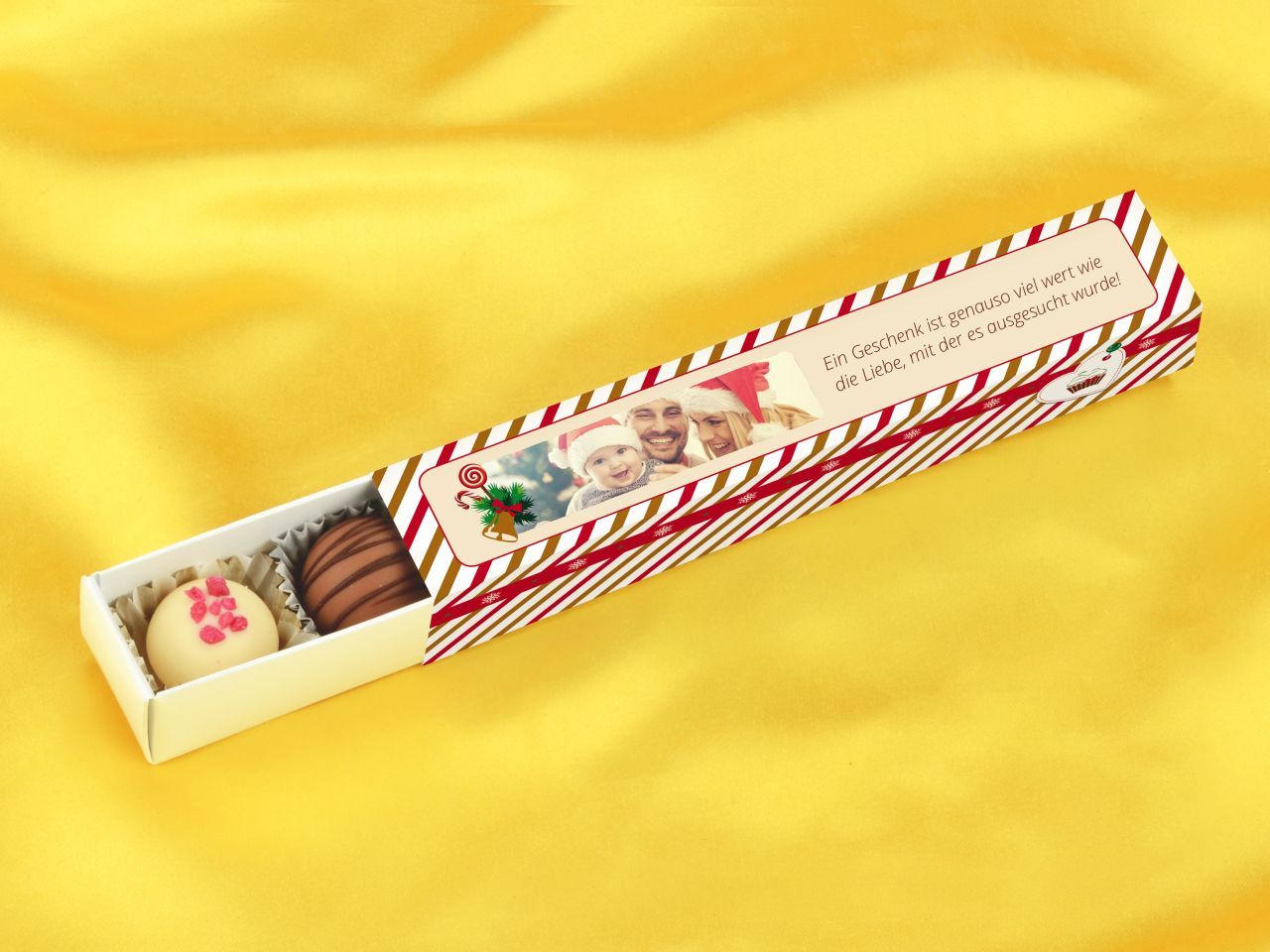 Trüffelstange für 6 Trüffel, individuell, Weihnachten 3 Trüffelstange für 6 Trüffel, individuell, Weihnachten 3 von Pati-Versand
