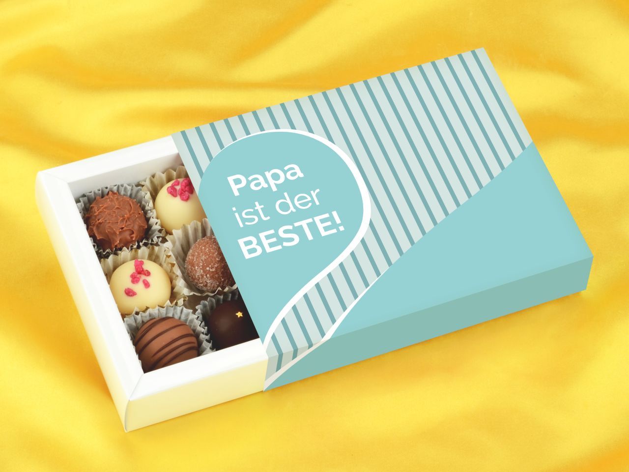 Trüffelverpackung für 12 Trüffel, Papa ist der BESTE Trüffelverpackung für 12 Trüffel, Papa ist der BESTE von Pati-Versand