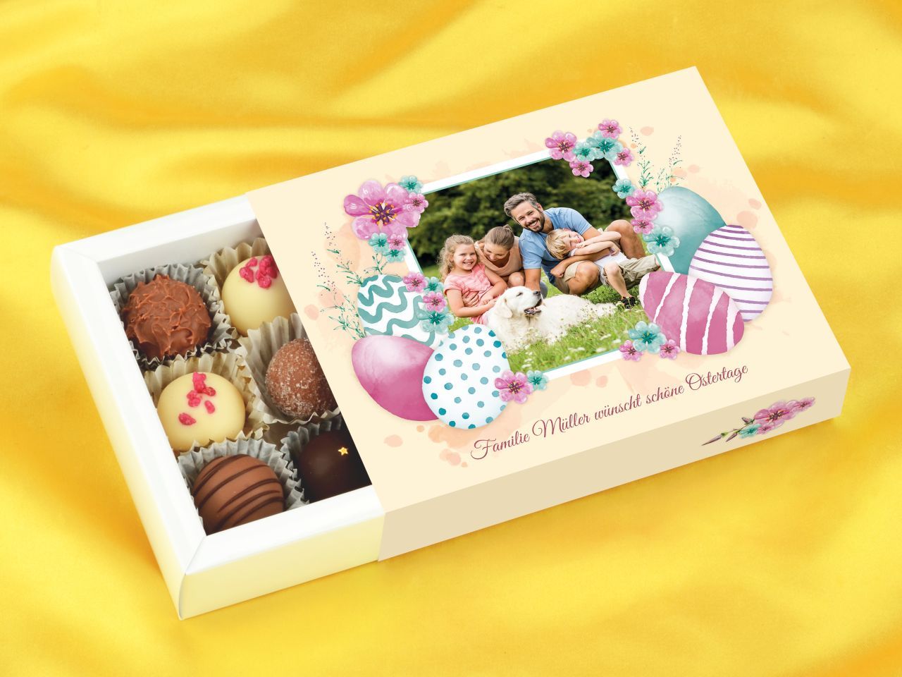 Trüffelverpackung für 12 Trüffel, individuell, Ostern 2 Trüffelverpackung für 12 Trüffel, individuell, Ostern 2 von Pati-Versand