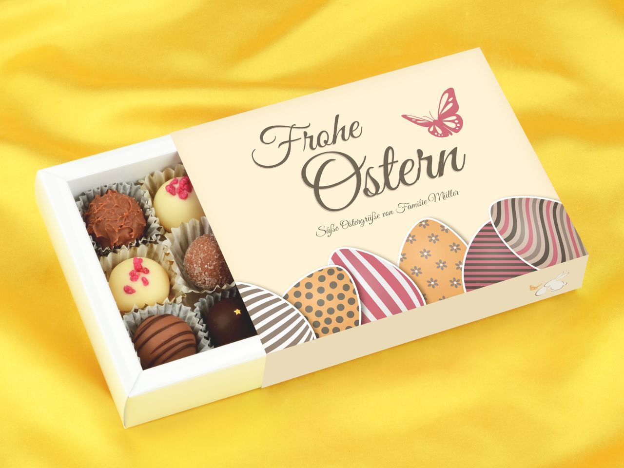 Trüffelverpackung für 12 Trüffel, individuell, Ostern 5 Trüffelverpackung für 12 Trüffel, individuell, Ostern 5 von Pati-Versand