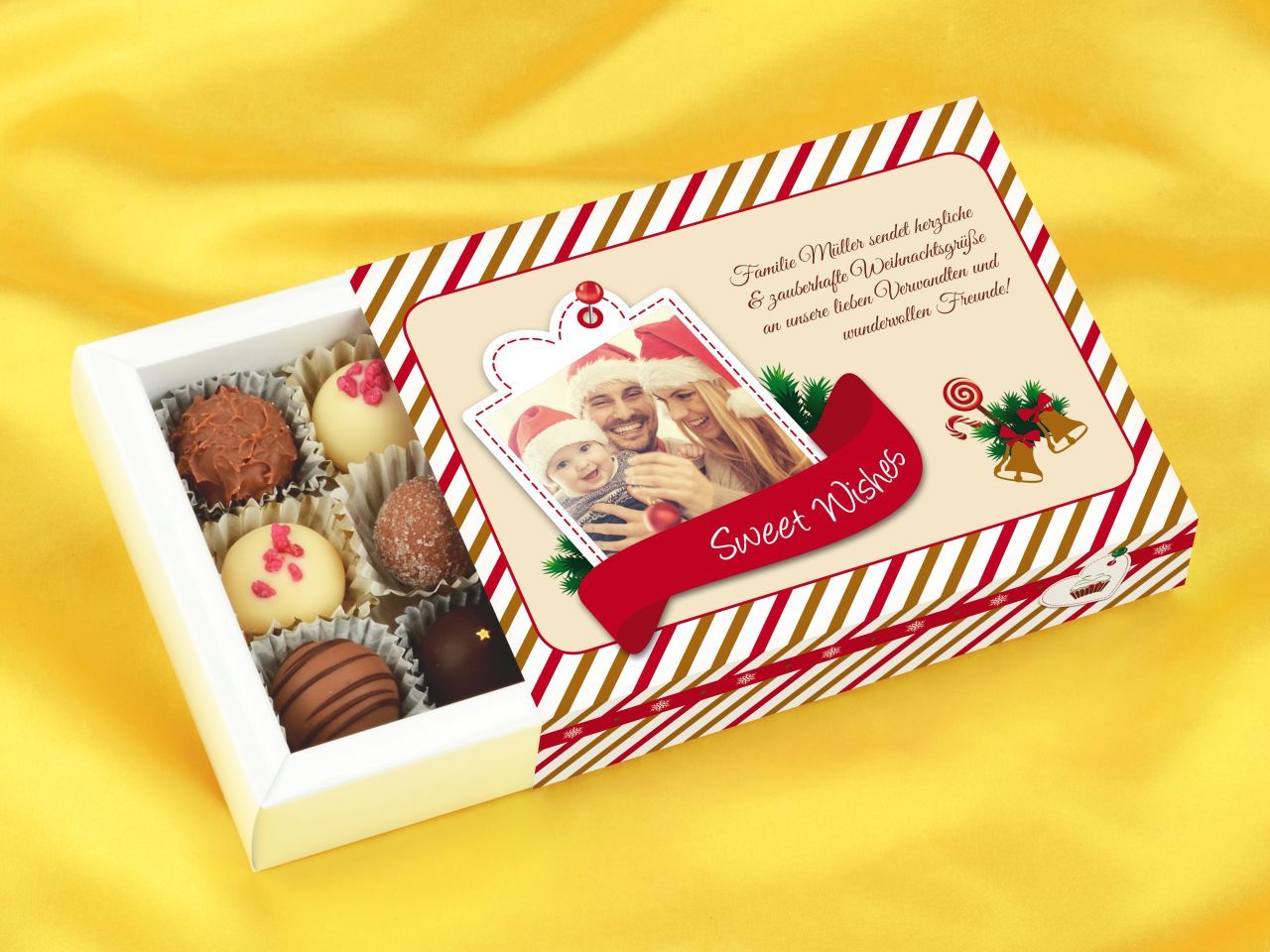 Trüffelverpackung für 12 Trüffel, individuell, Weihnachten 3 Trüffelverpackung für 12 Trüffel, individuell, Weihnachten 3 von Pati-Versand