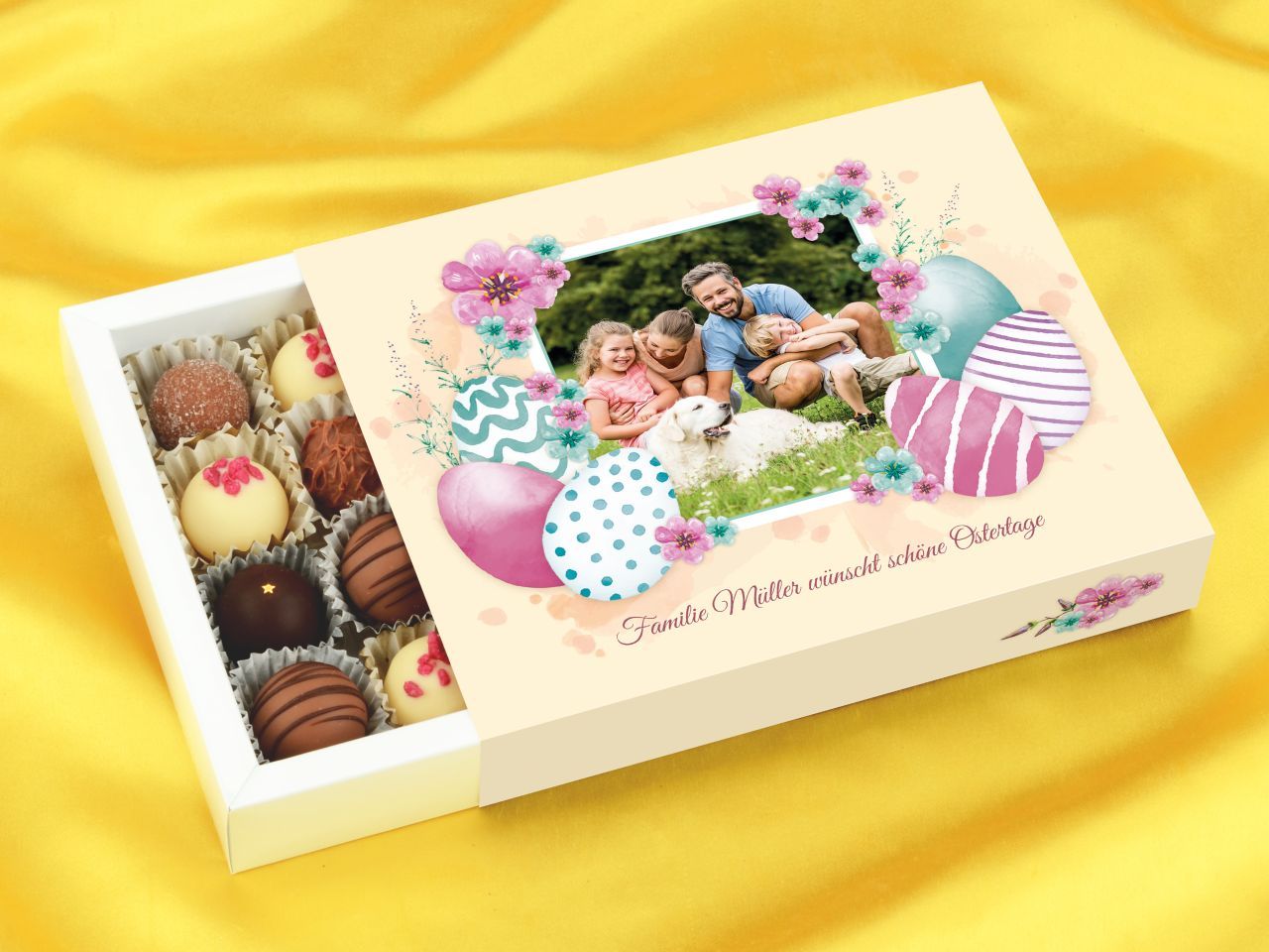 Trüffelverpackung für 20 Trüffel, individuell, Ostern 2 Trüffelverpackung für 20 Trüffel, individuell, Ostern 2 von Pati-Versand
