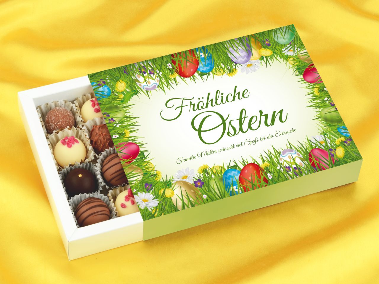 Trüffelverpackung für 20 Trüffel, individuell, Ostern 3 Trüffelverpackung für 20 Trüffel, individuell, Ostern 3 von Pati-Versand
