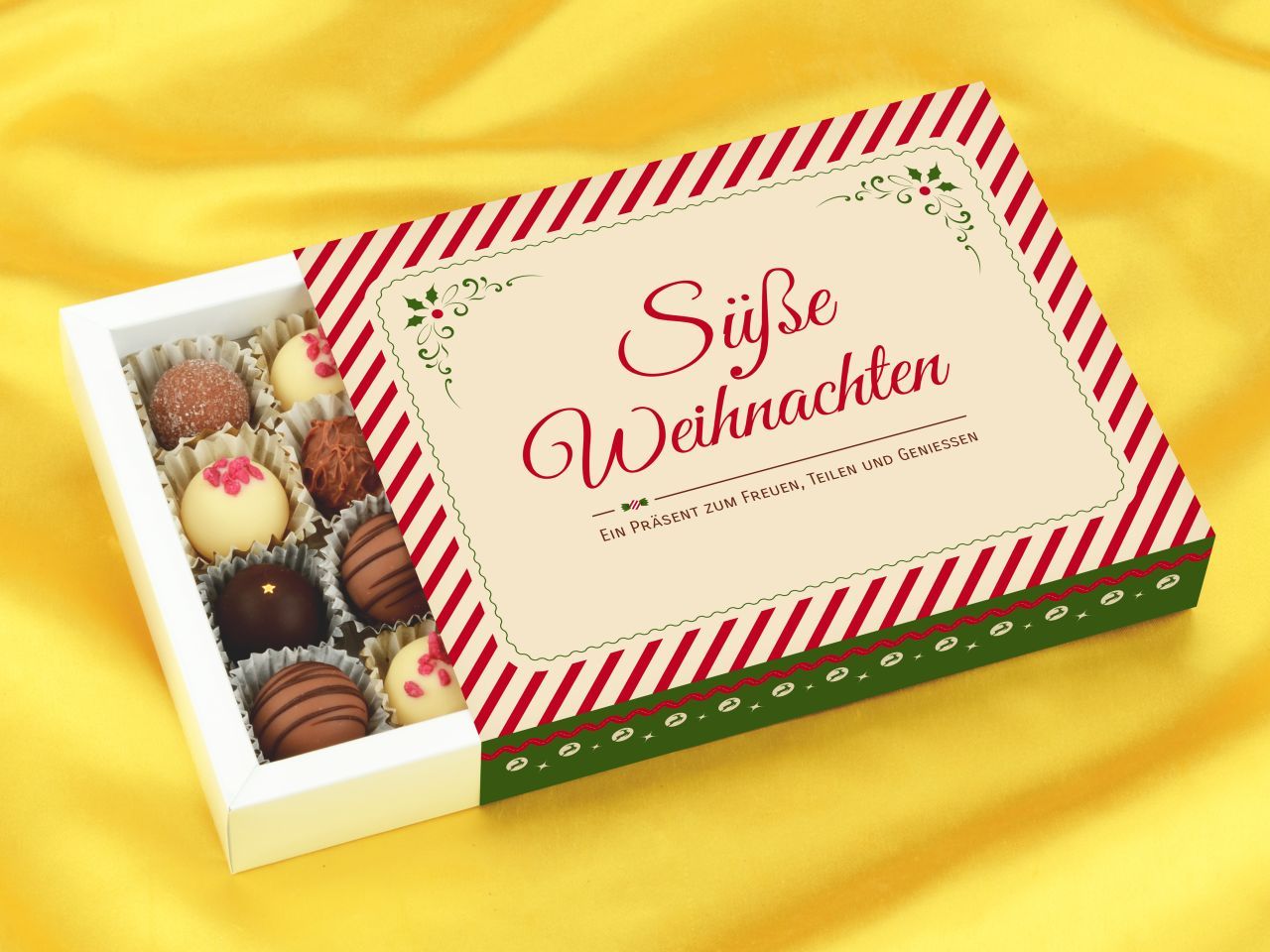 Trüffelverpackung für 20 Trüffel, individuell, Weihnachten 1 Trüffelverpackung für 20 Trüffel, individuell, Weihnachten 1 von Pati-Versand
