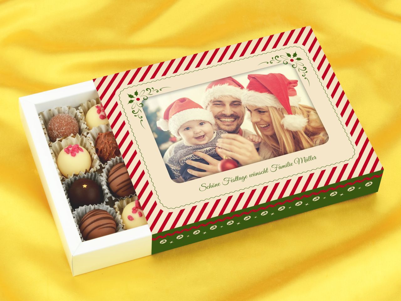 Trüffelverpackung für 20 Trüffel, individuell, Weihnachten 2 Trüffelverpackung für 20 Trüffel, individuell, Weihnachten 2 von Pati-Versand