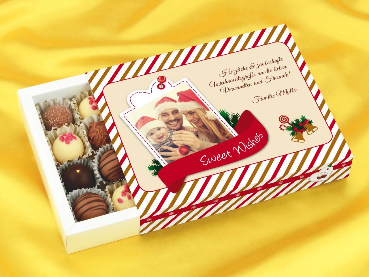 Trüffelverpackung für 20 Trüffel, individuell, Weihnachten 3 Trüffelverpackung für 20 Trüffel, individuell, Weihnachten 3 von Pati-Versand