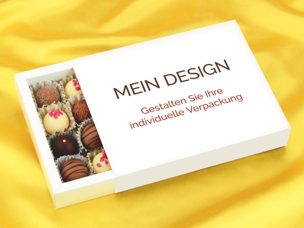 Trüffelverpackung für 20 Trüffel, individuell Trüffelverpackung für 20 Trüffel, individuell von Pati-Versand