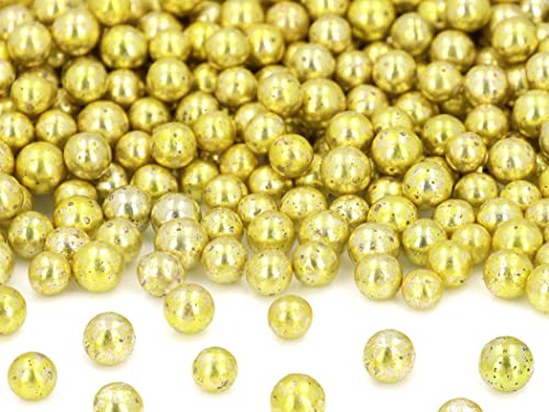 Weiche Zuckerperlen gold, ca. 7mm, 60g Weiche Zuckerperlen gold, ca. 7mm, 60g von Pati-Versand