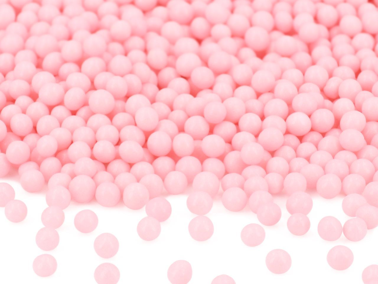 Weiche Zuckerperlen rosa glimmer 100g Weiche Zuckerperlen rosa glimmer 100g von Cake-Masters Basics