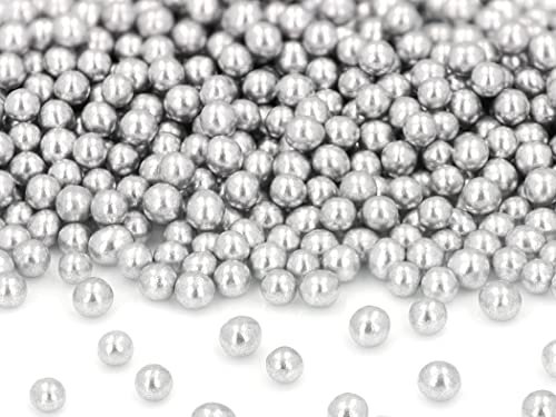Weiche Zuckerperlen silber 5mm, 60g Weiche Zuckerperlen silber 5mm, 60g von Pati-Versand